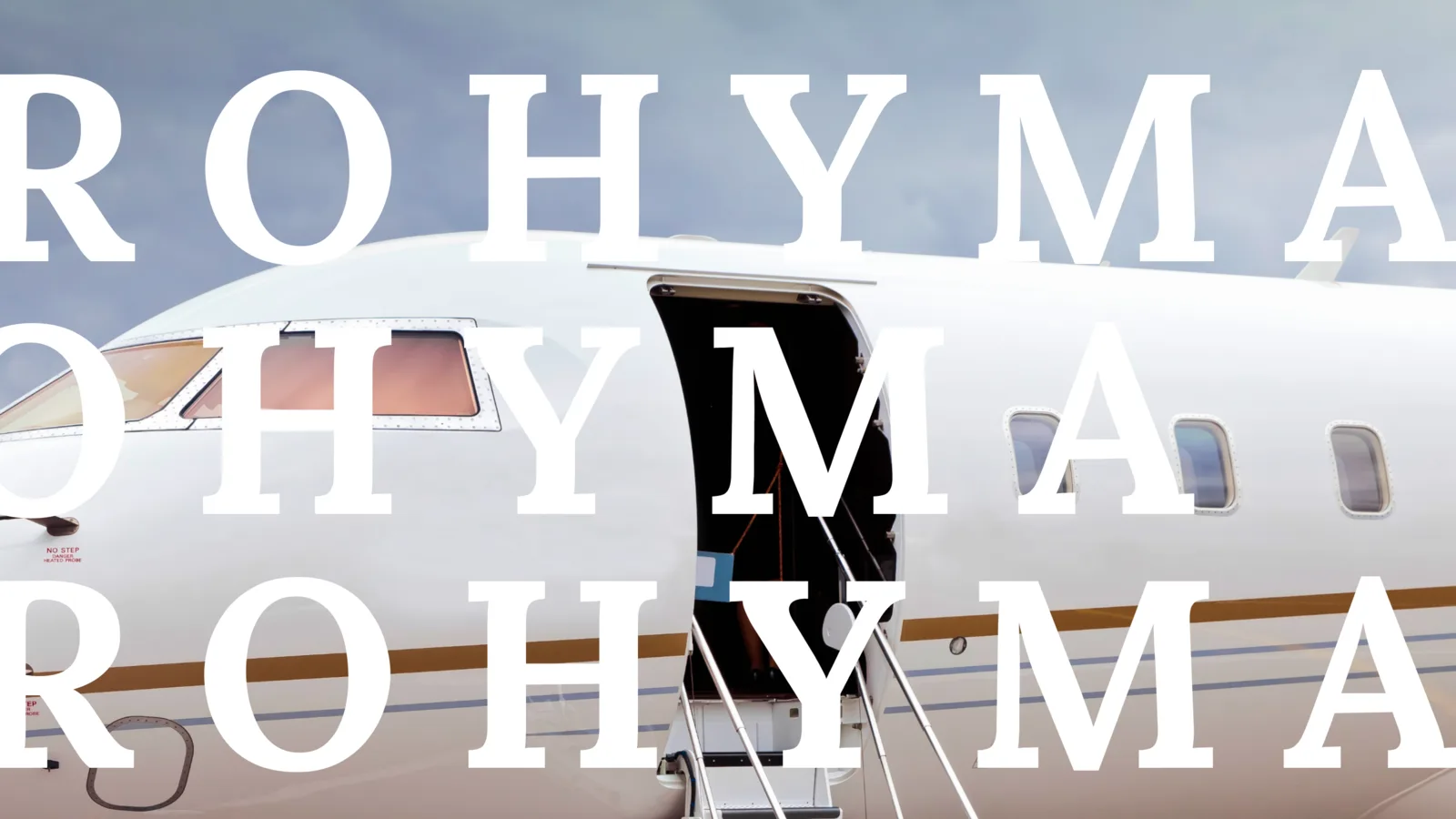 Rohyma Jet brand typography