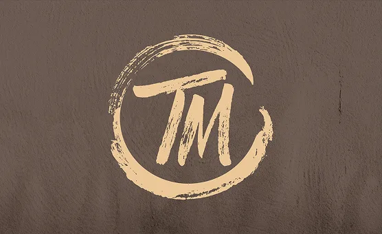 TM Studio business card, QR code